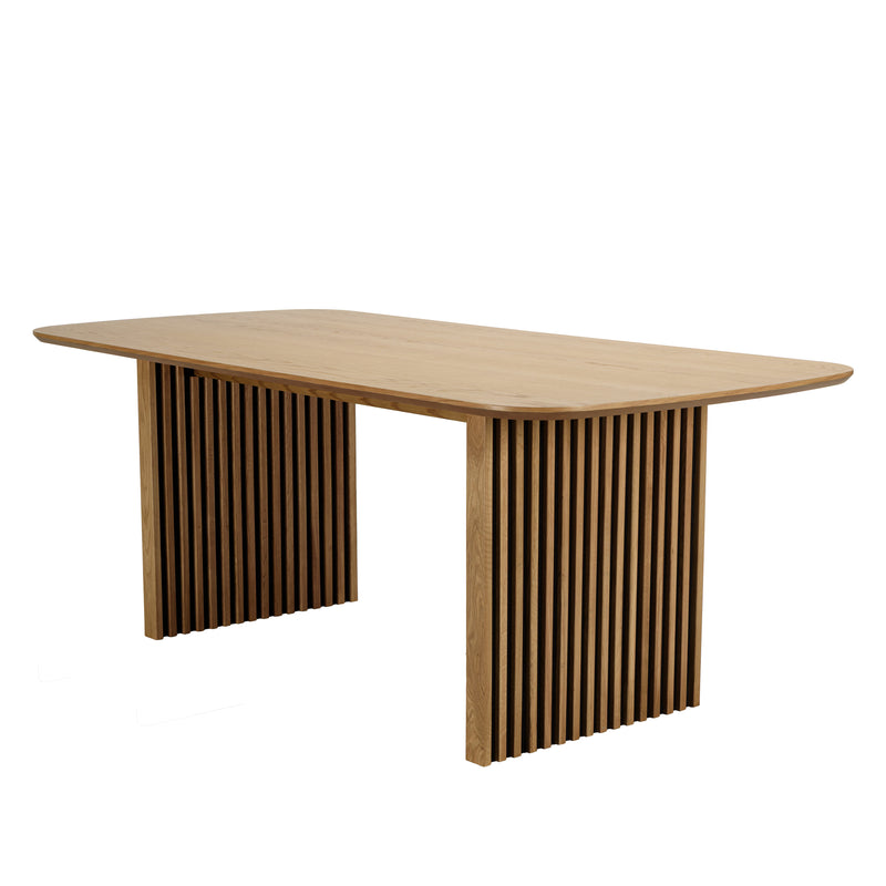 Mesa de Comedor - Sya - Roble Claro - Negro