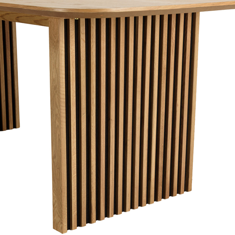 Mesa de Comedor - Sya - Roble Claro - Negro