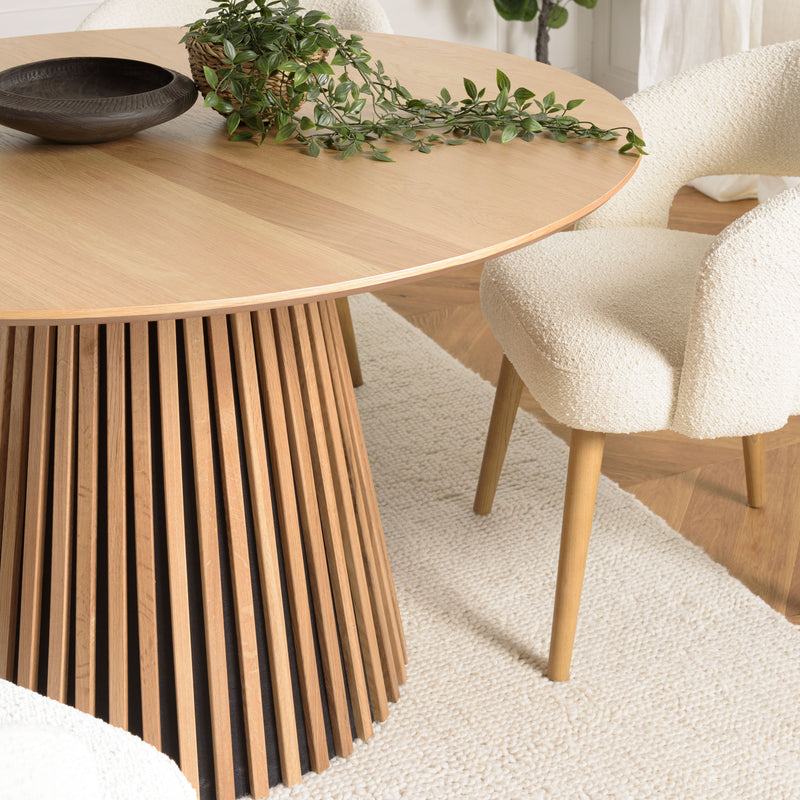 Sya - Dining Table - Light Oak/Black