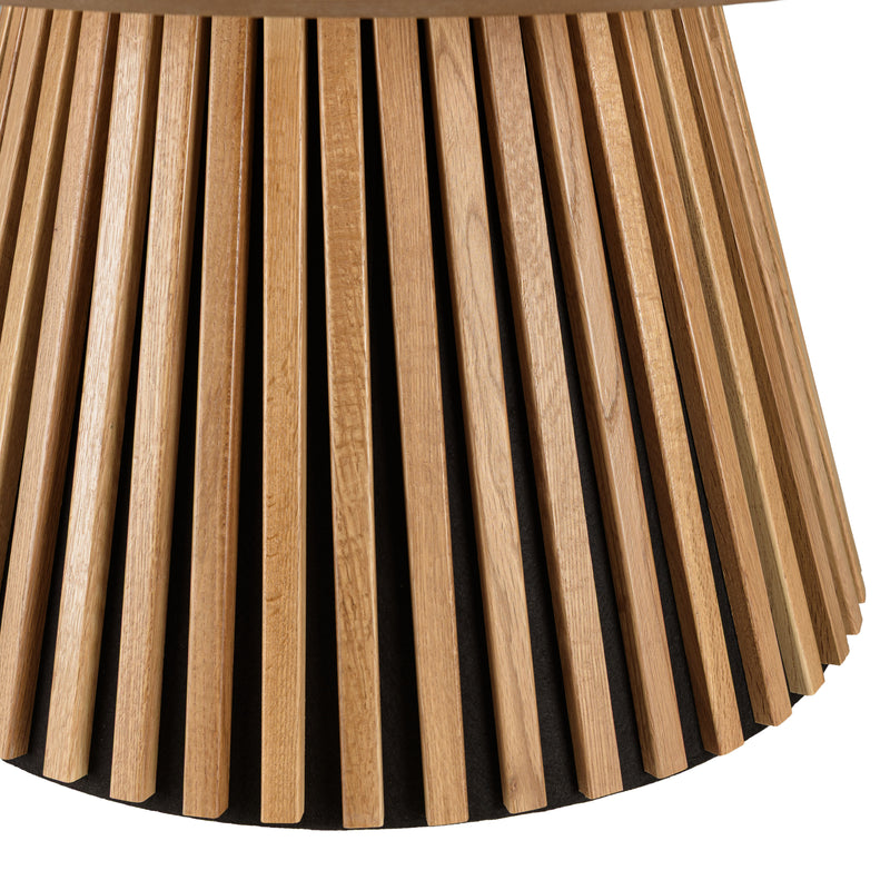 Mesa de centro - Sya - Roble claro - Negro