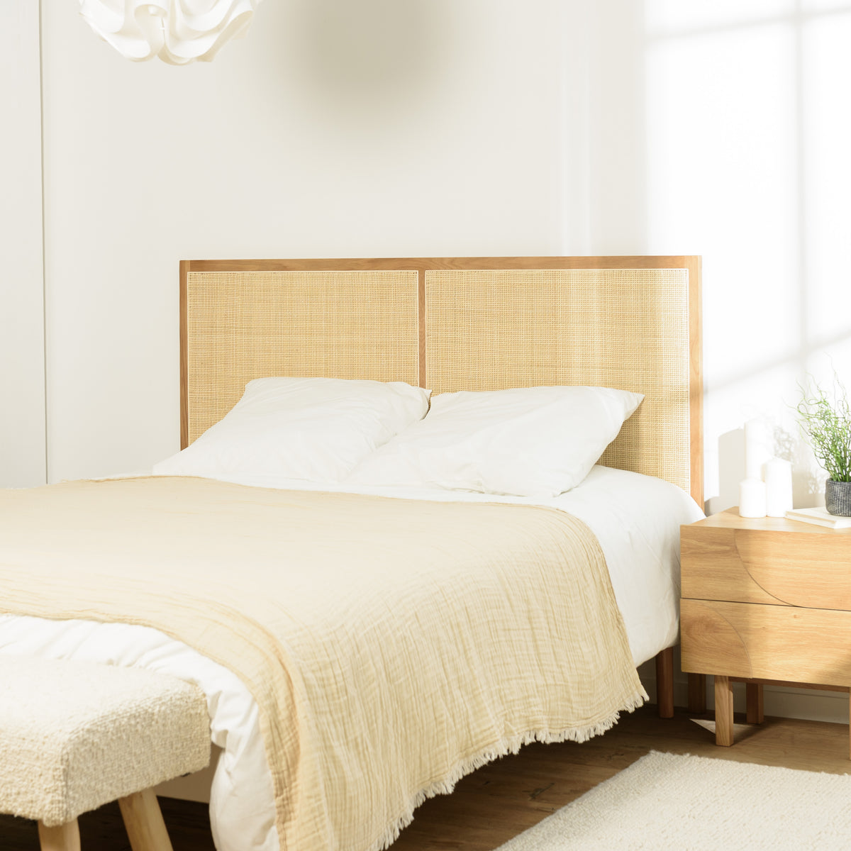Sya - Testiera del letto - Rovere chiaro