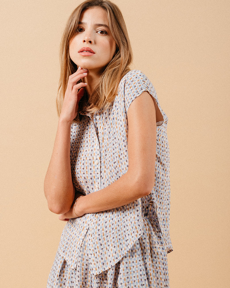 CHEMISE BLEU MATRIOCHKA BLEU