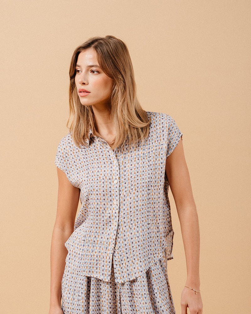 CHEMISE BLEU MATRIOCHKA BLEU