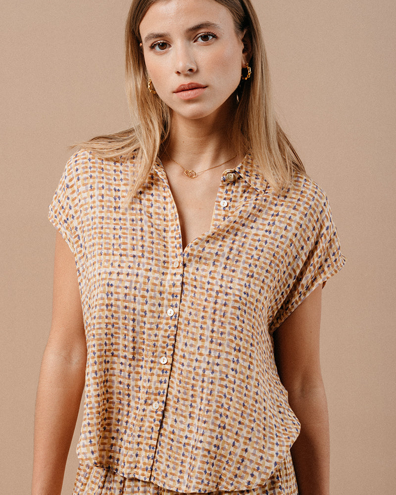 OCHRE SHIRT MATRIOCHKA OCHRE