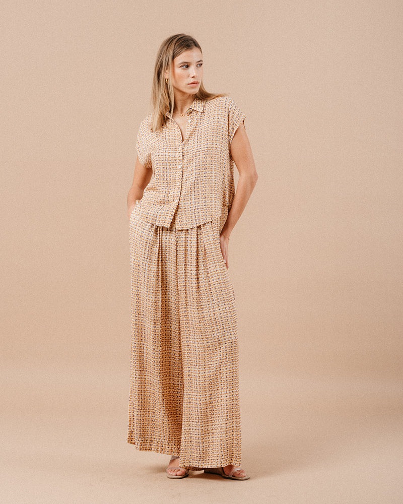 OCHRE SHIRT MATRIOCHKA OCHRE