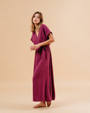 ROBE AUBERGINE MAUD AUBERGINE