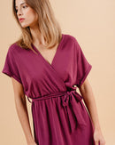 ROBE AUBERGINE MAUD AUBERGINE
