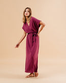 ROBE AUBERGINE MAUD AUBERGINE