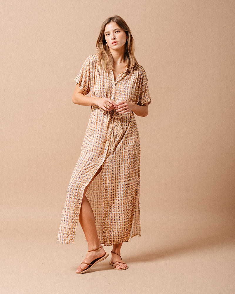 ROBE OCRE MAUVE OCRE