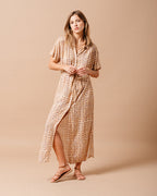 ROBE OCRE MAUVE OCRE
