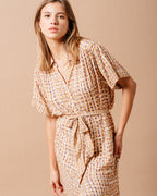 ROBE OCRE MAUVE OCRE