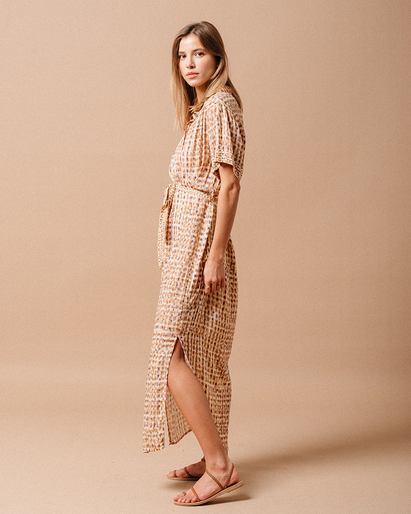 ROBE OCRE MAUVE OCRE