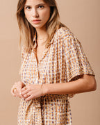 ROBE OCRE MAUVE OCRE
