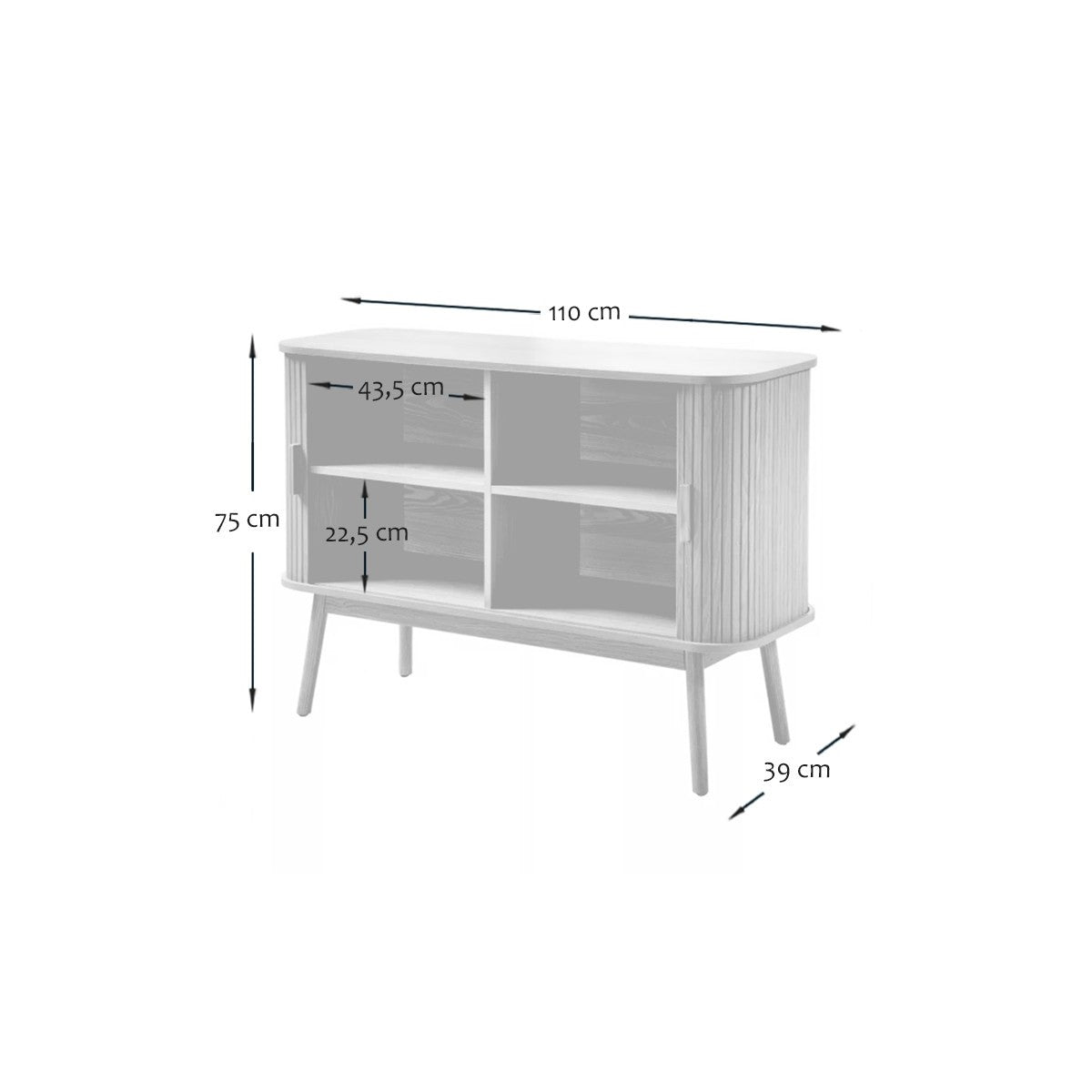 Ernest - Buffet 2 Portes - Bois
