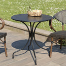 Vianney - Table De Jardin - Acier - Noir