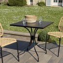 Vianney - Table De Jardin - Acier - Noir
