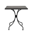 Vianney - Table De Jardin - Acier - Noir
