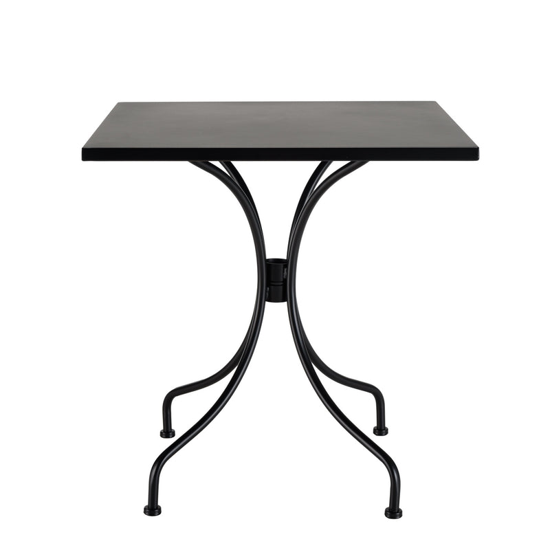 Vianney - Table De Jardin - Acier - Noir