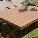 Vianney - Table De Jardin - Acier/Polywood - Marron