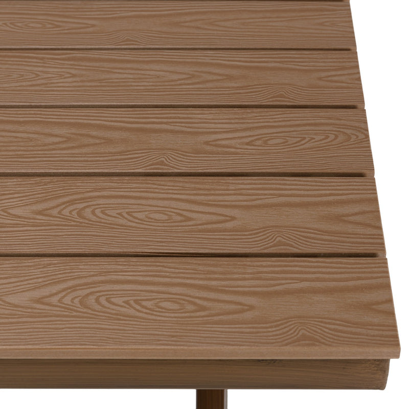 Vianney - Table De Jardin - Acier/Polywood - Marron