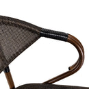 Vianney - Lot De 2 Chaises Jardin - Textilène/Acier - Marron