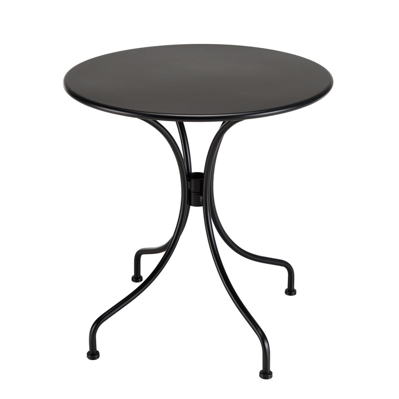 Vianney - Salon De Jardin - Textilène/Acier - Marron/Noir
