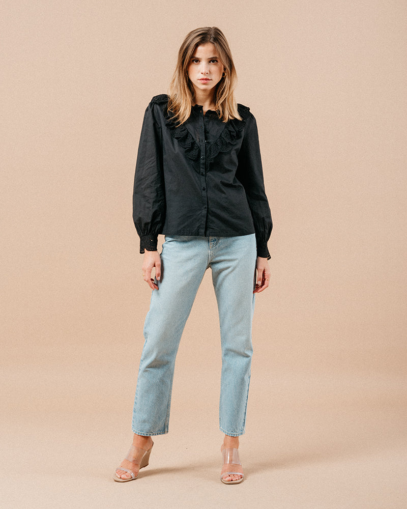 BLOUSE NOIR MAXIME NOIR
