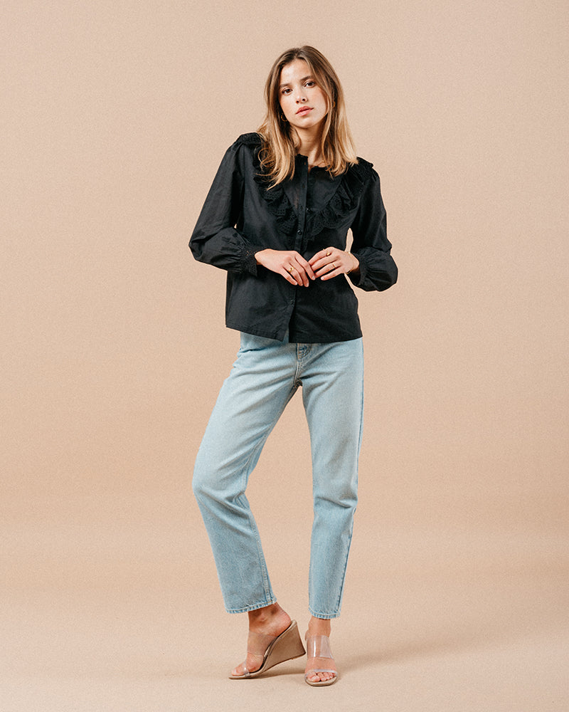 BLOUSE NOIR MAXIME NOIR
