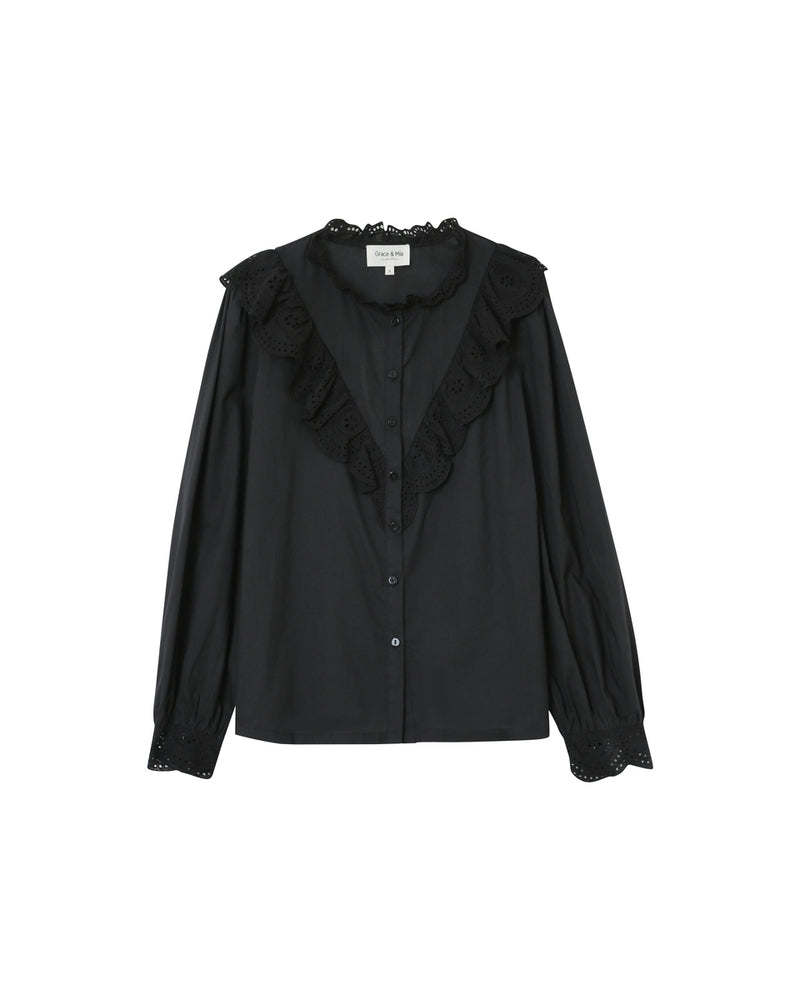 BLOUSE NOIR MAXIME NOIR