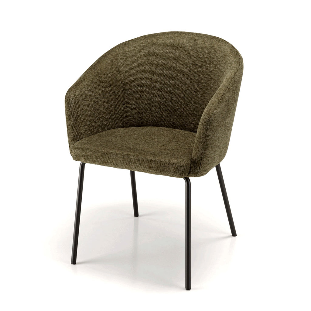 Ulysse - Dining Chair & Carver Chair - Black/Green