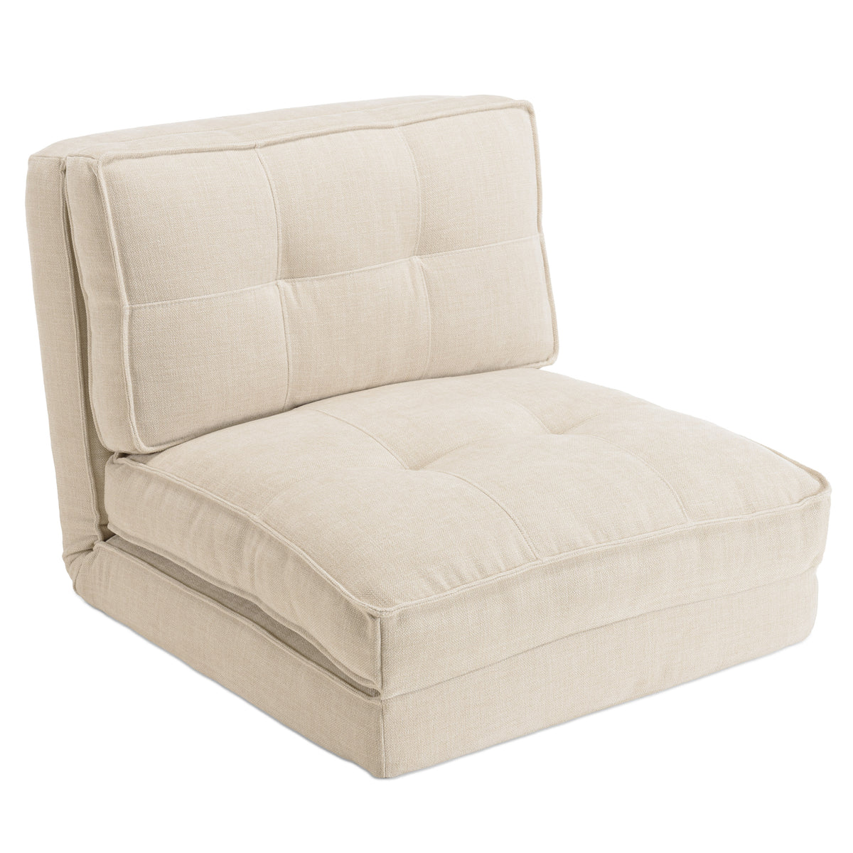 Angele - Pouf - Ecru