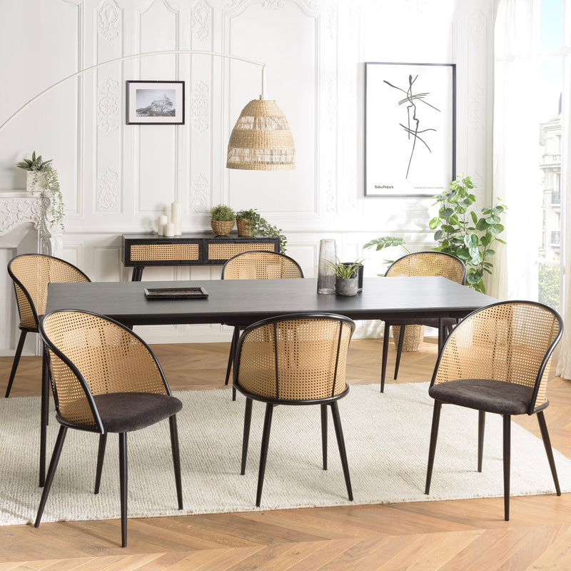 Lea - Juego de 2 sillas - Madera clara