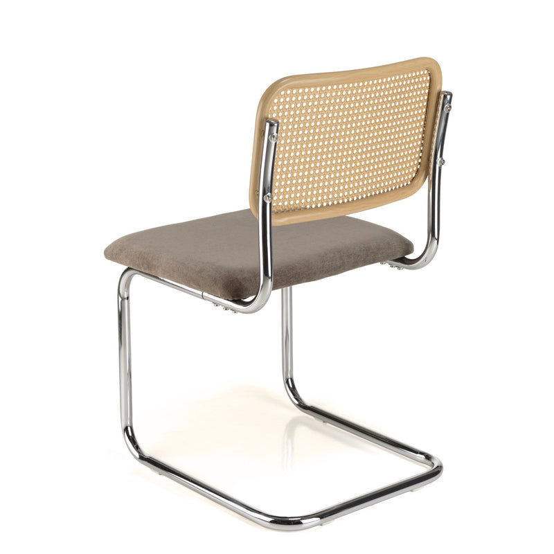 Mesa Silla Y Sillón - Lea - Taupe - Madera Clara