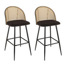 Silla, Taburetes Y Sillón De Bar - Lea - Negro - Madera Clara