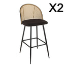 Silla, Taburetes Y Sillón De Bar - Lea - Negro - Madera Clara