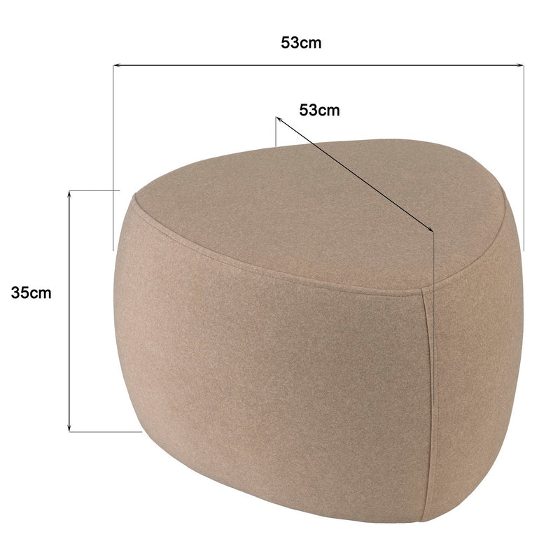 Leopold - Pouf - Beige