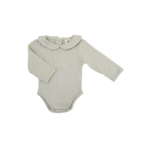 Pia Maille Pointelle Sauge bodysuit - Baby