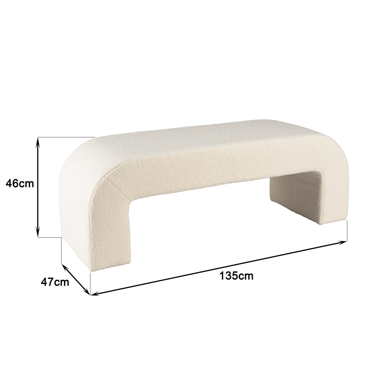 Leopold - Banc - Ecru