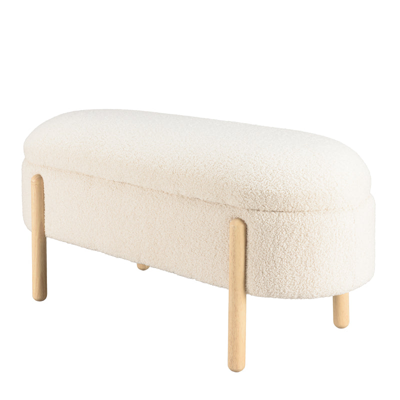 Banco - Leopold - Crudo - Madera clara