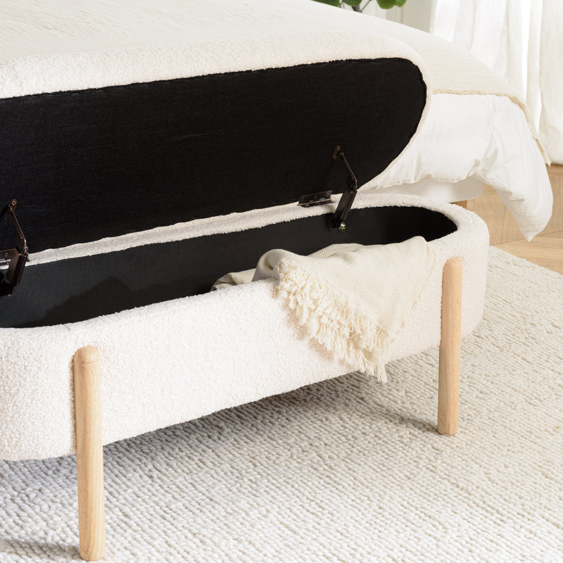 Banco - Leopold - Crudo - Madera clara