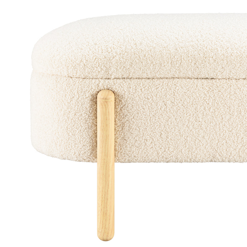 Banco - Leopold - Crudo - Madera clara