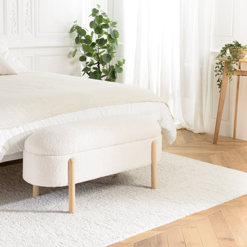 Banco - Leopold - Crudo - Madera clara