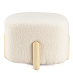 Leopold - Pouf - Bois Clair