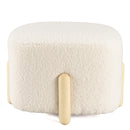 Puf - Leopold - Crudo - Madera clara