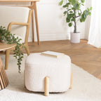 Leopold - Pouf - Bois Clair