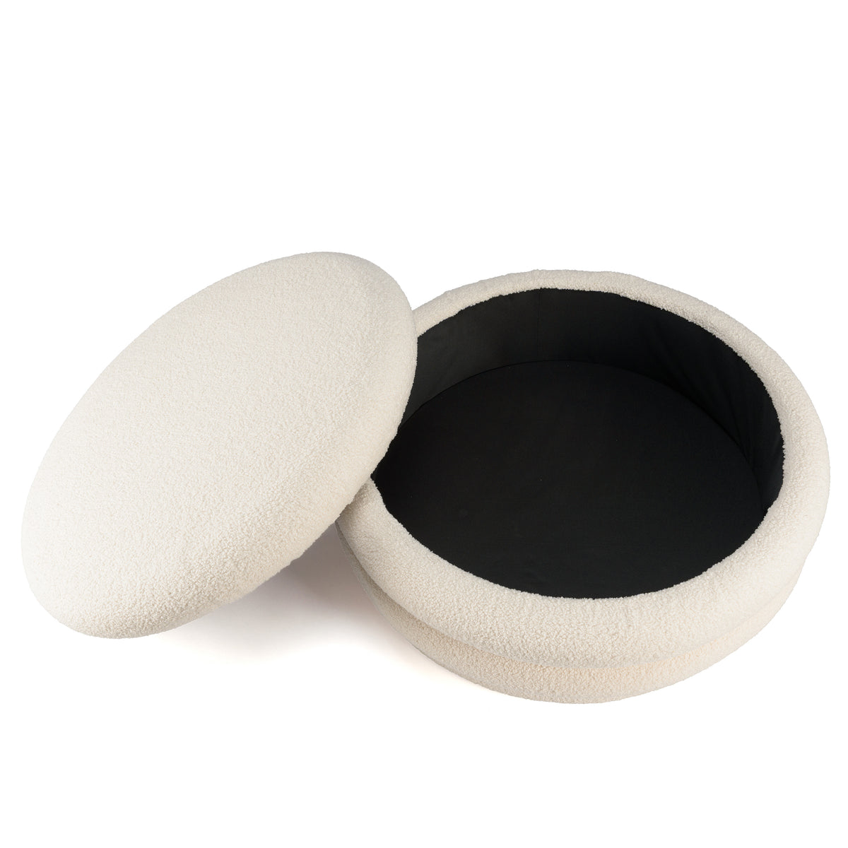 Leopold - Pouf - Ecru