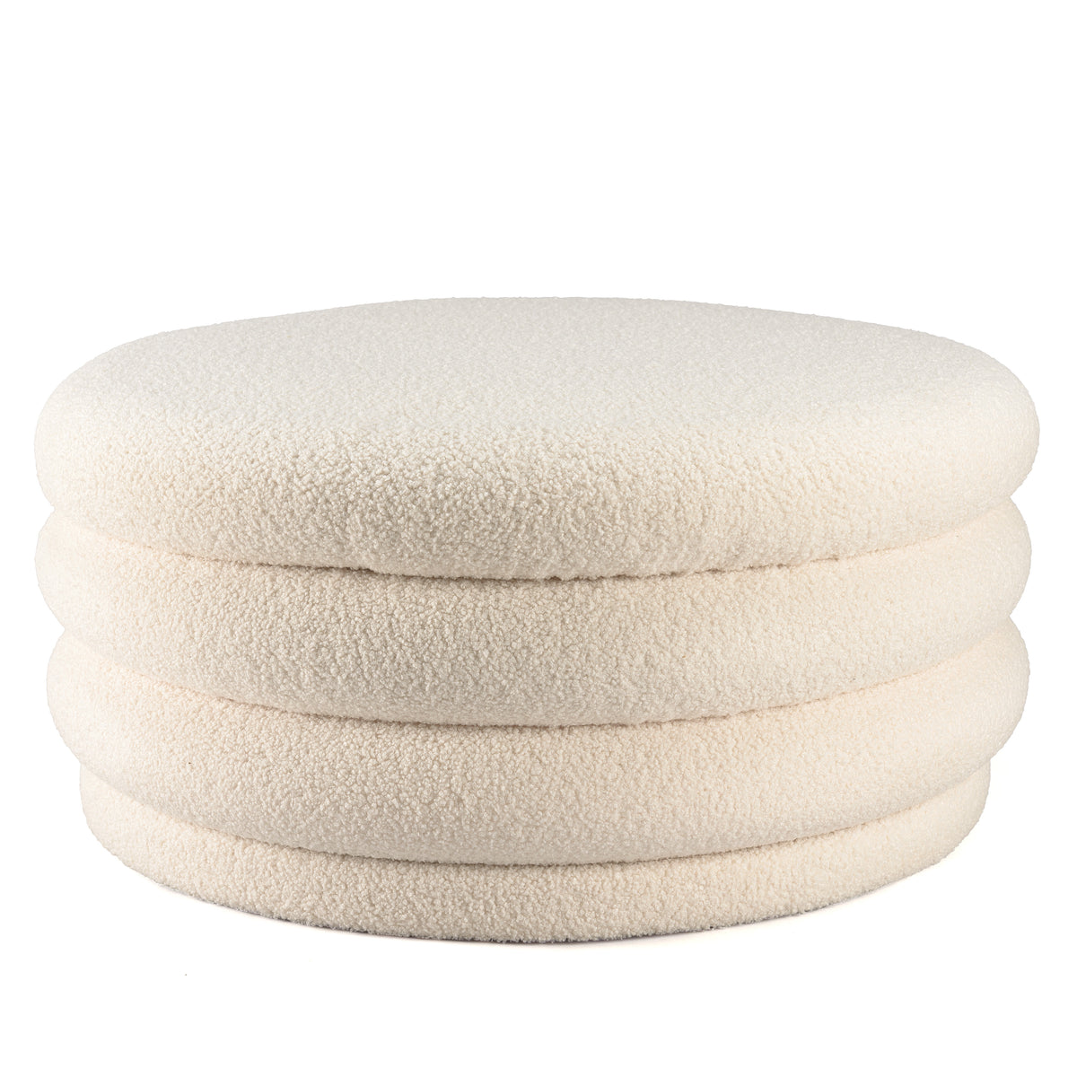 Leopold - Pouf - Ecru