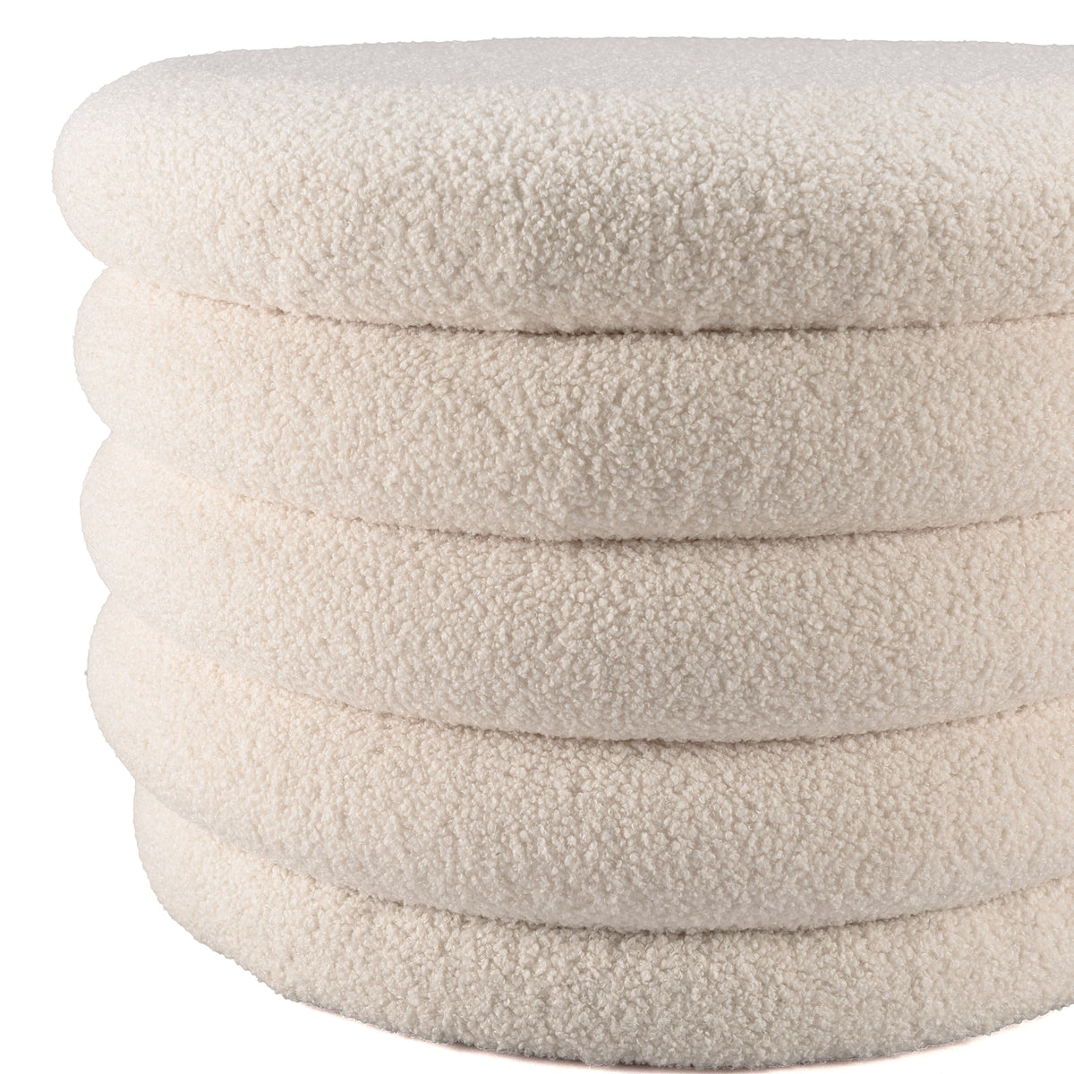 Leopold - Pouf - Ecru
