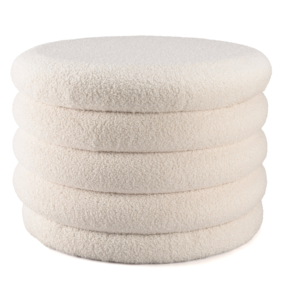 Leopold - Pouf - Ecru