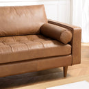 Sofá - Piedra - Cuero Bronceado - Marrón